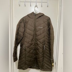 Columbia jacket for winter Omni-heat reflective (long)
